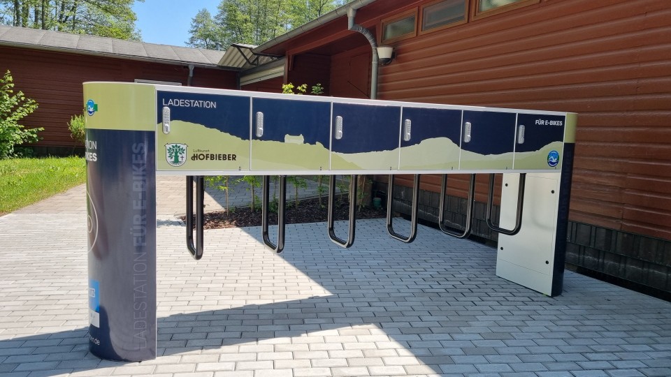 E-Bikeladestation Freibad Bieberstein