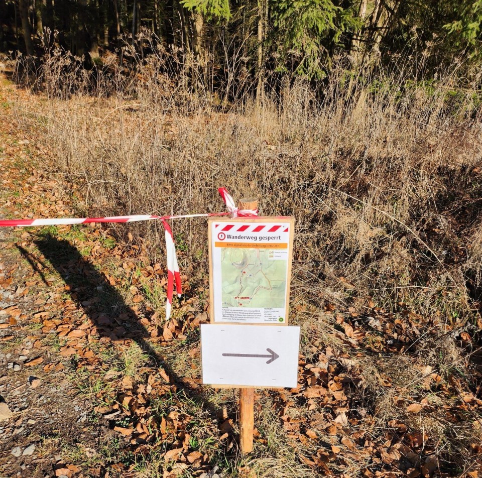 Umleitung Extratour Milseburg