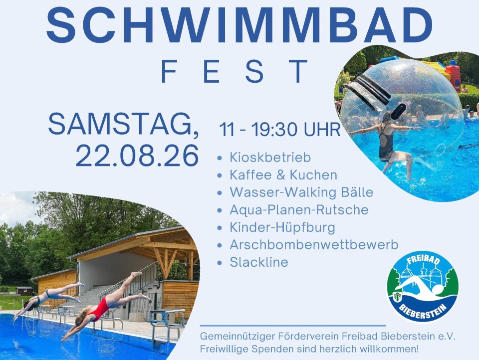 Schwimmbadfest 22.08.2026